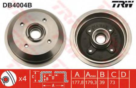 BREMSTROMMEL MIT LAGER DB4004B