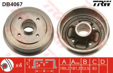 BREMSTROMMEL DB4067