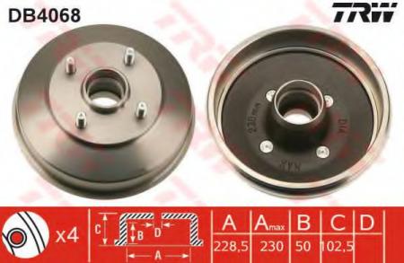 BREMSTROMMEL DB4068