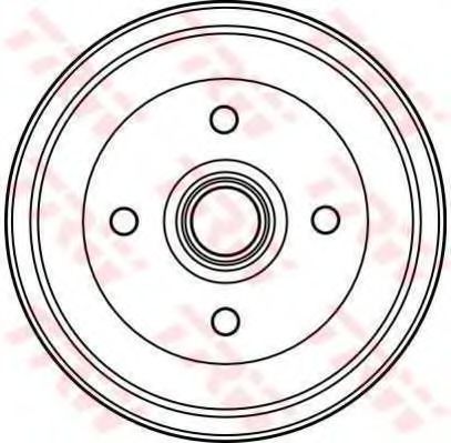 BREMSTROMMEL DB4121 TRW