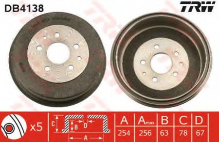 BREMSTROMMEL DB4138