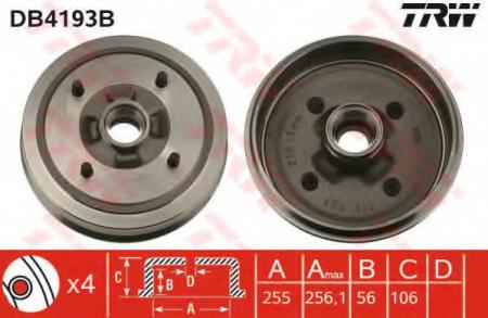 BREMSTROMMEL MIT LAGER DB4193B