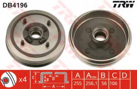 BREMSTROMMEL DB4196