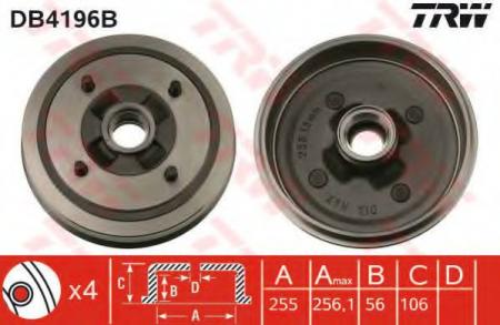 BREMSTROMMEL MIT LAGER DB4196B