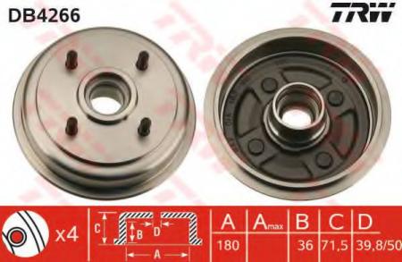   HY: ATOS 0.8/1.0 I 98-, ATOS PRIME 1.0 I 99-, ELANTRA 1.6 CRDI 00-06, ELANTRA 1.6 CVVT/2.0 CVVT 06-11, ELANTRA 1.6 CRDI/2.0 00-06  KIA: CERATO I DB4266