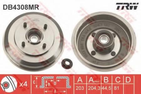   FORD FIESTA 01-/FUSION 02- ( , ) DB4308MR