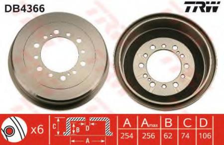 BREMSTROMMEL DB4366