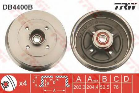 BREMSTROMMEL DB4400B