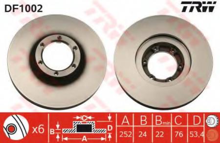    OPEL: ARENA COMBI 98-01, ARENA  98-01,  RENAULT: 20 77-83, 30 75-84, TRAFIC C   80-89, TRAFIC C   DF1002