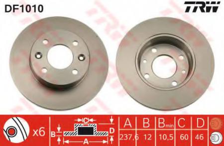 BREMSSCHEIBE DF1010