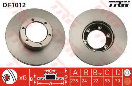 BREMSSCHEIBE DF1012