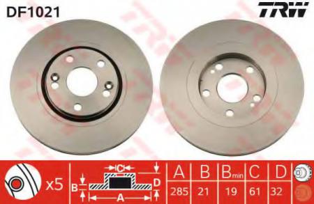 BREMSSCHEIBE DF1021