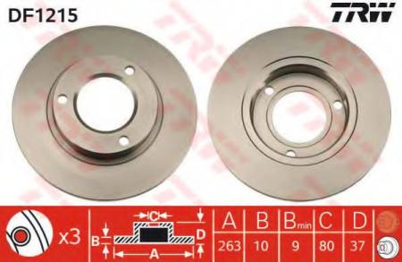 BREMSSCHEIBE DF1215