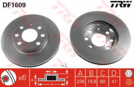    DAEWOO: KALOS 02-, LANOS 97-, LANOS  97-, NEXIA 95-97, NEXIA  95-97,  OPEL: ASCONA C 82-88, ASCONA C  82-88, ASTRA F 92-98 DF1609