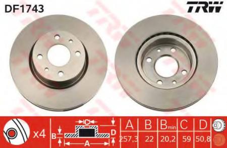    ALFA ROMEO: 164 87-98,  FIAT: CROMA 85-96,  LANCIA: THEMA 84-92, THEMA SW 88-92 DF1743