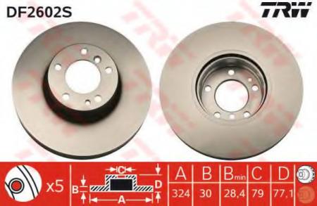    BMW 5 04.96-06.03 V=4,4 /5 TOURING 01.97-05.04 V=4,4 /7 09.87-09.94 V=5,0 /7 10.94-11.01 V=4,4/4,0 /8 04.90-12.99 V=5,4/4,0/5,0 DF2602S