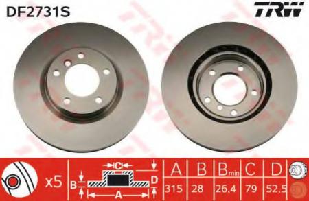 BREMSSCHEIBE DF2731S