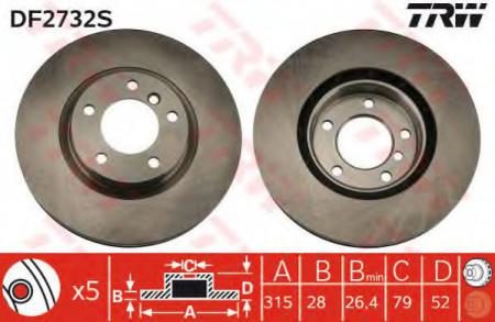 BREMSSCHEIBE DF2732S