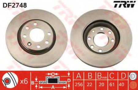    VOLVO: 440 K 88-96, 460 L 88-96, 480 E 86-96 DF2748