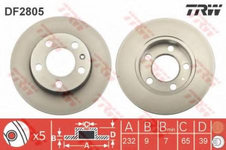    AUDI: A2 02-05, A3 96-, TT 98-, TT ROADSTER 99-,  SEAT: CORDOBA 02-, IBIZA IV 02-, LEON 99-, LEON 05-, TOLEDO II 99-06,  SKODA: FABIA 99-, F DF2805