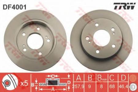 BREMSSCHEIBE DF4001