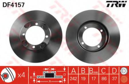 BREMSSCHEIBE DF4157