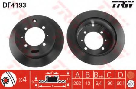    HY: SANTAMO 99-,  KIA: JOICE 00-,  MITSUBISHI: GALANT V 92-96, GALANT V  92-96, GALANT VI 96-04, GALANT VI  96-03, LANCER DF4193