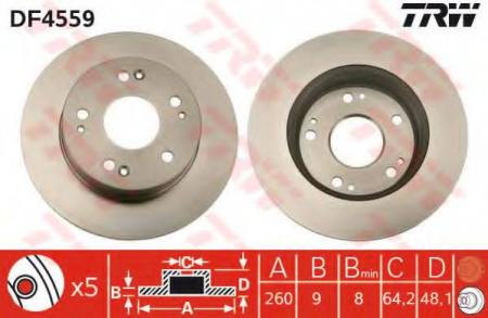 BREMSSCHEIBE DF4559