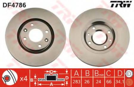 BREMSSCHEIBE DF4786