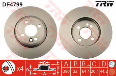    MINI: MINI (R56) 06-, MINI CLUBMAN (R55) 07-, MINI  (R57) 07- DF4799