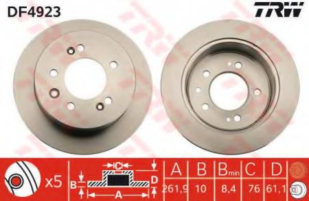    HY: ELANTRA  00 -, ELANTRA  06 -, ELANTRA   00 - DF4923