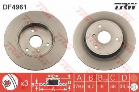    SMART: FORTWO CABRIO 07-, FORTWO  07- DF4961