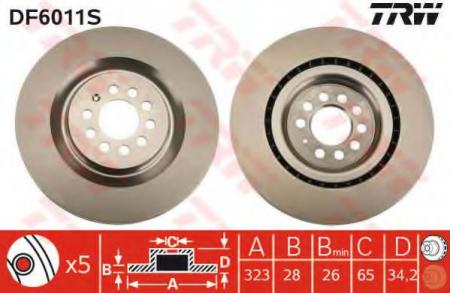    SEAT: LEON (1M1) 99-06 , TOLEDO II (1M2) 99-06 DF6011S