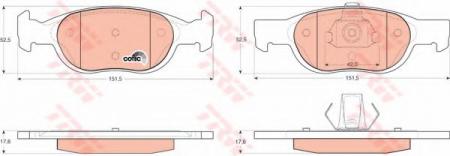     FIAT: PUNTO 94-99, PUNTO 99-, PUNTO  97-00,  LANCIA: Y 95-03 GDB1339