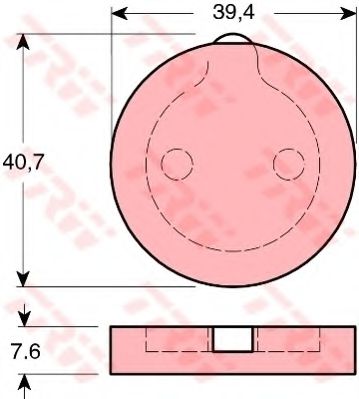 BREMSBELAGSATZ GDB166