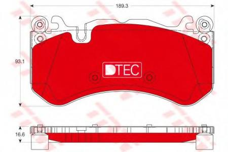   MERCEDES W166 ML63 AMG, W212 E63 AMG GDB1734DTE GDB1734DTE TRW