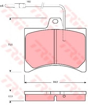     CITROEN: C15 84-00, LNA 78-86, VISA 78-91, VISA  83-88, PEUGEOT: 104 79-83 GDB276