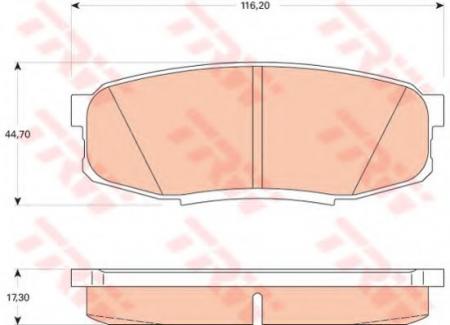    LEXUS: LX (URJ) 08- TOYOTA: LAND CRUISER (_URJ20_, J20_) 07- GDB3491