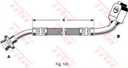 BREMSSCHLAUCH PHD287 TRW