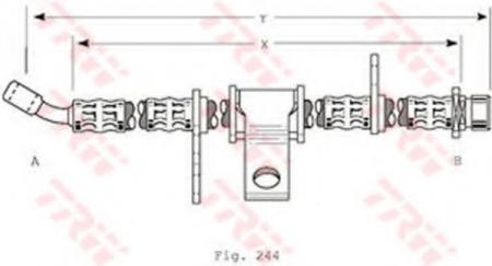 BREMSSCHLAUCH PHD369 TRW