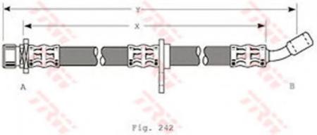 BREMSSCHLAUCH PHD371 TRW