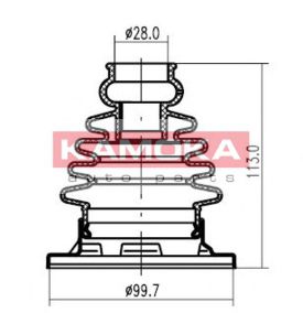    A:28/B:99/W:113 AUDI 80 B3/B 1148096