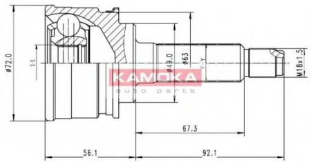  KAMOKA 6562