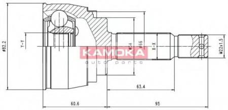 , . 25/23/54MM MITSUBISHI GALANT IV/V 88 6620