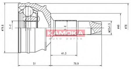  KAMOKA 7334