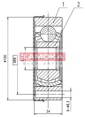  KAMOKA 8096