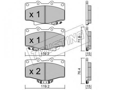 - .  FR TO 4RUNNER, HILUX, L.CRUISER 291.0