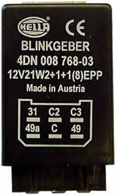 BLINKGEBER, 12 V, 6 POLIG 4DN008768037