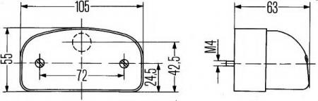 KENNZEICHENLEUCHTE, C5W 2KA001386497