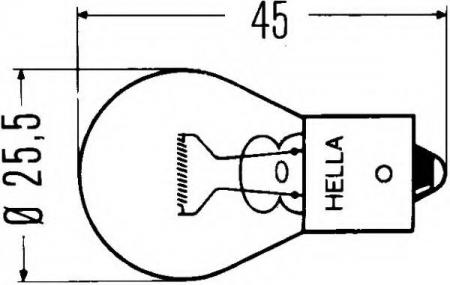 GLUEHLAMPE P21W, 12 V 8GA002073137